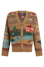 Load image into Gallery viewer, Cardigan in wool with jacquard pattern
