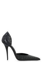 Load image into Gallery viewer, Leather pointy-toe pumps
