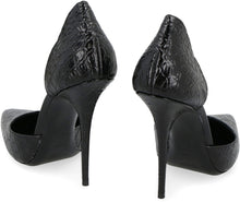 Load image into Gallery viewer, Leather pointy-toe pumps
