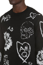Carica l'immagine nel visualizzatore di Gallery, Maglione con motivo Tree Graffiti in lana
