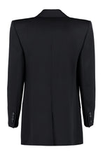 Load image into Gallery viewer, Double-breasted virgin wool jacket
