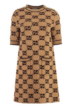 Carica l&#39;immagine nel visualizzatore di Gallery, Abito in maglia motivo jacquard
