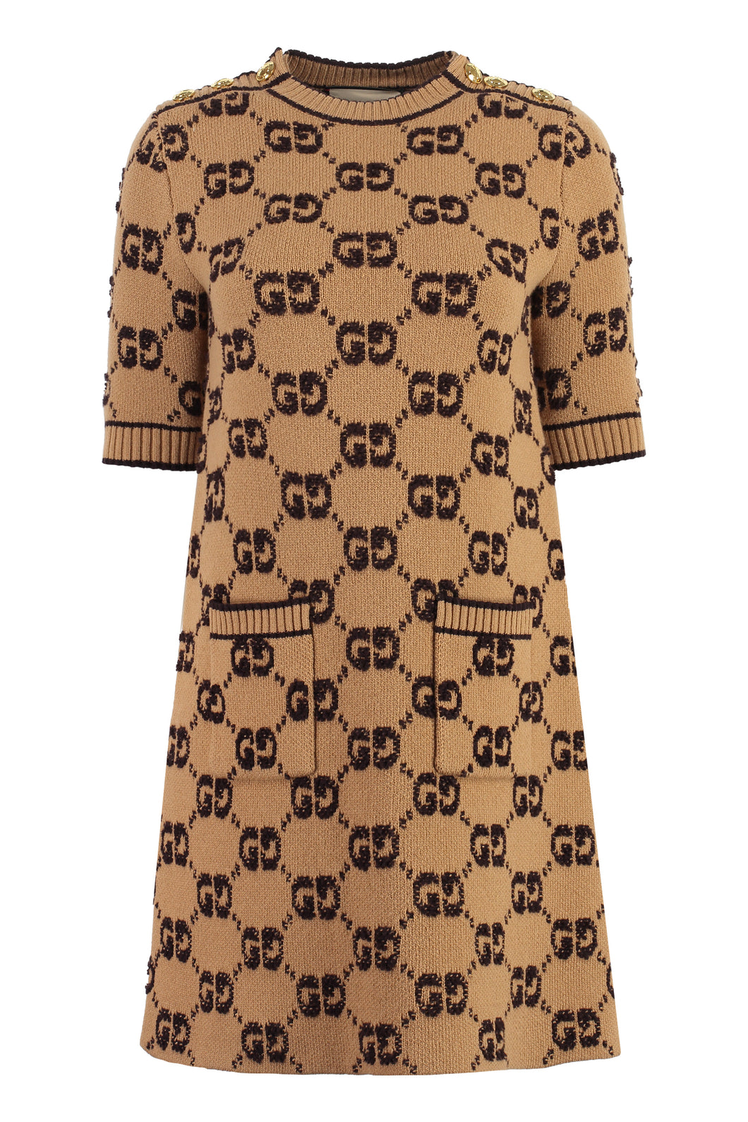 Abito in maglia motivo jacquard