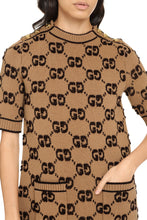 Carica l&#39;immagine nel visualizzatore di Gallery, Abito in maglia motivo jacquard
