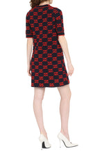Carica l'immagine nel visualizzatore di Gallery, Mini-abito in maglia jacquard
