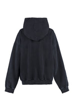Carica l'immagine nel visualizzatore di Gallery, Felpa oversize in cotone con cappuccio
