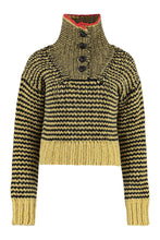Load image into Gallery viewer, Stand-up collar wool pullover
