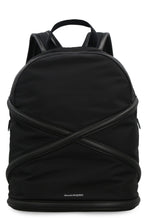 Carica l'immagine nel visualizzatore di Gallery, Zaino Harness in nylon con dettagli in pelle
