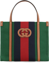 Carica l'immagine nel visualizzatore di Gallery, Tote bag Interlocking G in canvas
