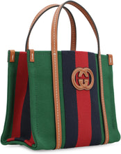 Carica l'immagine nel visualizzatore di Gallery, Tote bag Interlocking G in canvas
