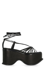 Load image into Gallery viewer, Leather platform sandals
