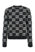 Carica l'immagine nel visualizzatore di Gallery, Cardigan in maglia jacquard con motivo GG

