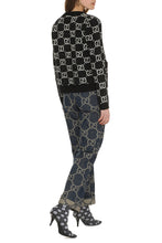 Carica l'immagine nel visualizzatore di Gallery, Cardigan in maglia jacquard con motivo GG
