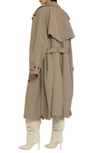 Carica l'immagine nel visualizzatore di Gallery, Trench coat in cotone
