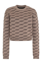 Carica l'immagine nel visualizzatore di Gallery, Pullover girocollo in lana e cotone
