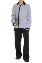 Load image into Gallery viewer, Striped linen-cotton blend shirt
