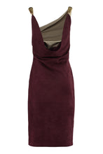 Load image into Gallery viewer, Suede midi-dress
