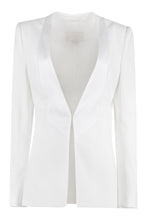 Carica l'immagine nel visualizzatore di Gallery, Blazer tuxedo con inserti in raso
