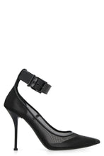 Load image into Gallery viewer, Punk mesh pointy-toe pumps
