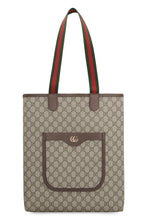 Carica l'immagine nel visualizzatore di Gallery, Shopping bag Ophidia in tessuto GG Supreme
