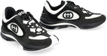 Load image into Gallery viewer, Gucci Run Leather and fabric low-top sneakers
