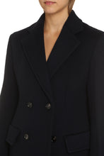 Load image into Gallery viewer, Double-breasted wool and cashmere coat
