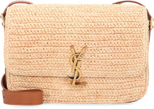 Load image into Gallery viewer, Solferino raffia shoulder bag
