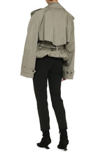 Carica l'immagine nel visualizzatore di Gallery, Trench corto Folded in cotone
