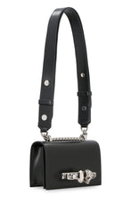 Carica l'immagine nel visualizzatore di Gallery, Borsa mini Biker Jewelled Satchel in pelle
