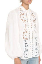 Carica l'immagine nel visualizzatore di Gallery, Camicia Halcyon Broderie in lino

