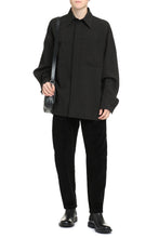 Load image into Gallery viewer, Viscose and silk overshirt
