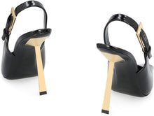 Load image into Gallery viewer, Lee Patent leather slingback pumps
