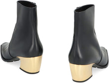 Load image into Gallery viewer, Tex leather ankle boots
