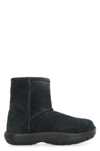 Load image into Gallery viewer, Snap suede ankle boots
