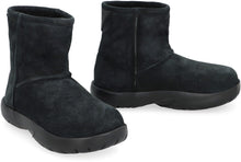Load image into Gallery viewer, Snap suede ankle boots
