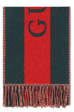 Carica l'immagine nel visualizzatore di Gallery, Sciarpa in lana jacquard con logo
