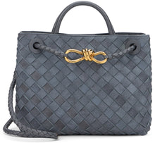 Load image into Gallery viewer, Braided suede handbag
