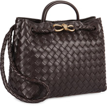 Carica l'immagine nel visualizzatore di Gallery, Borsa Andiamo Media in pelle

