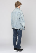 Carica l'immagine nel visualizzatore di Gallery, Giacca Size Sticker in denim
