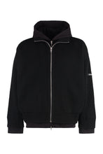 Load image into Gallery viewer, Full-zip cotton sweater
