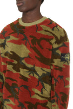 Carica l'immagine nel visualizzatore di Gallery, Felpa in pile motivo camouflage
