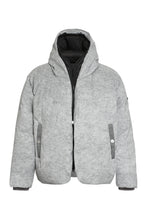 Carica l'immagine nel visualizzatore di Gallery, Piumino full-zip con cappuccio
