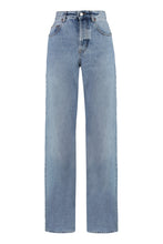 Load image into Gallery viewer, 5-pocket straight-leg jeans
