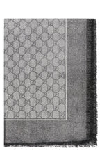 Carica l'immagine nel visualizzatore di Gallery, Scialle in lana jacquard con motivo GG
