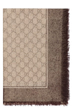 Carica l'immagine nel visualizzatore di Gallery, Scialle in lana jacquard con motivo GG
