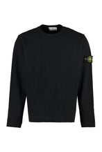 Load image into Gallery viewer, Patch detail crew-neck sweatshirt
