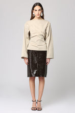 Carica l'immagine nel visualizzatore di Gallery, Blusa in misto cotone
