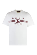 Load image into Gallery viewer, Cotton crew-neck T-shirt

