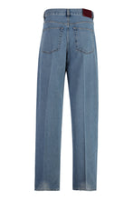 Carica l'immagine nel visualizzatore di Gallery, Jeans straight leg a 5 tasche
