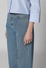 Carica l'immagine nel visualizzatore di Gallery, Jeans straight leg a 5 tasche

